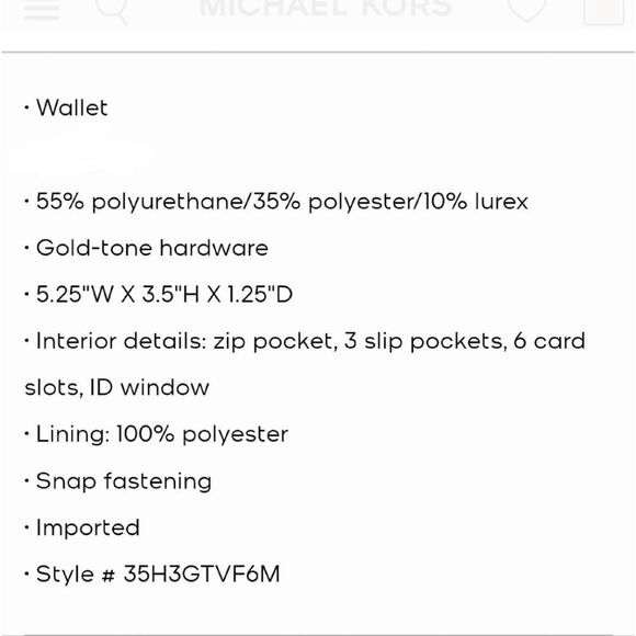 Michael Kors Jet Set Charm Medium Snap Carryall Leather Wallet- Soft Pink/Multi - Picture 8 of 9